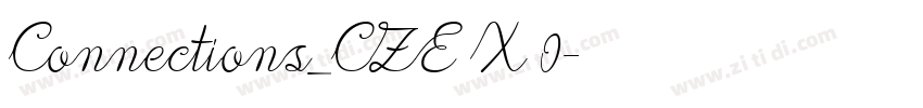 Connections_CZE X 0字体转换